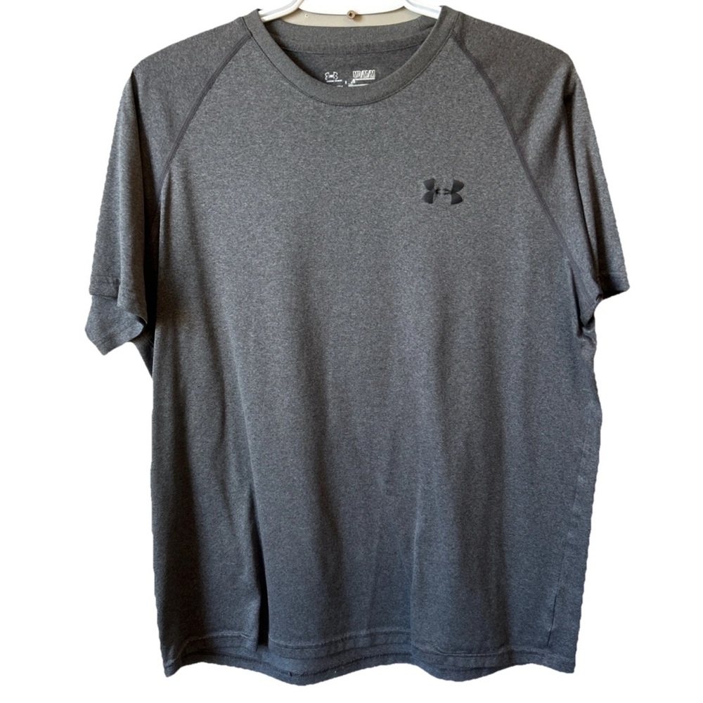 Under Armour Gray Short Sleeve Tee Moisture-Wicking Athletic Wear